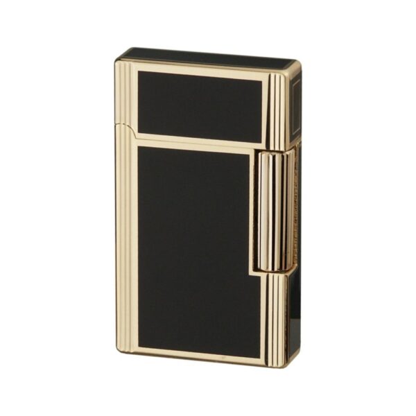 Feuerzeug Sky Classic Schwarz-Gold-Optik