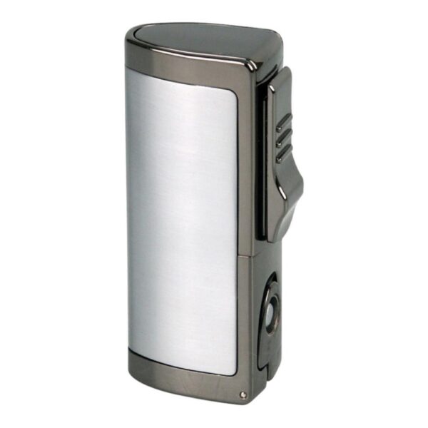 Zigarren-Feuerzeug Sky Cigar 3er Jet chrom-gun