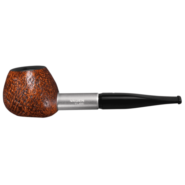 Vauen-Pfeife Tube 3 braun sandgestrahlt
