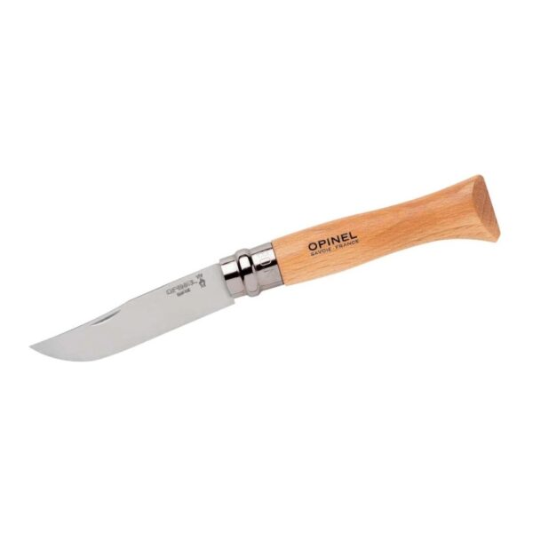 Opinel No. 8 Buchenholzgriff rostfrei