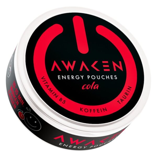 AWAKEN Energy Pouches cola tabakfrei mit Koffein